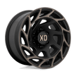 XD Wheels XD860 Onslaught 20x9 Satin Black w/Bronze Tint wheel