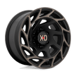 XD Wheels XD860 Onslaught 20x10 Satin Black w/Bronze Tint -18mm ET 125.1mm CB 8x165.1 wheel