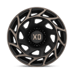 XD Wheels XD860 Onslaught 22x12 Satin Black w/Bronze Tint -44mm ET 125.1mm CB 8x170 wheel
