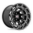 XD Wheels XD860 Onslaught 20x12 Gloss Black Milled -44mm ET 87.1mm CB 6x135 wheel
