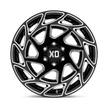 XD Wheels XD860 Onslaught 20x12 Gloss Black Milled -44mm ET 106.1mm CB 6x139.7 wheel