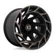 XD Wheels XD860 Onslaught 20x12 Satin Black w/Bronze Tint -44mm ET 87.1mm CB 6x135 wheel