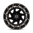 XD Wheels XD860 Onslaught 20x12 Satin Black w/Bronze Tint -44mm ET 87.1mm CB 6x135 wheel