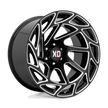 XD Wheels XD860 Onslaught 22x12 Gloss Black Milled -44mm ET 106.1mm CB 6x139.7 wheel