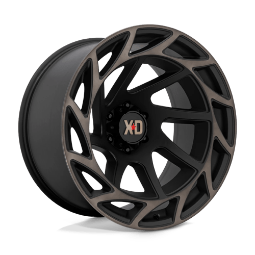 XD Wheels XD860 Onslaught 22x12 Satin Black w/Bronze Tint -44mm ET 106.1mm CB 6x139.7 wheel