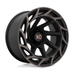 XD Wheels XD860 Onslaught 22x12 Satin Black w/Bronze Tint -44mm ET 106.1mm CB 6x139.7 wheel