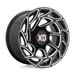 XD Wheels XD860 Onslaught 20x10 Gloss Black Milled -18mm ET 125.1mm CB 8x170 wheel