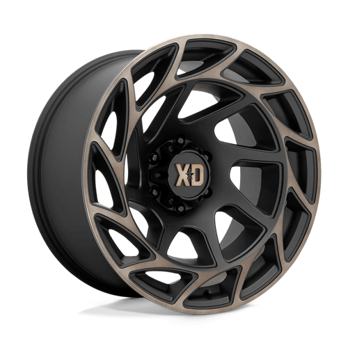 XD Wheels XD860 Onslaught 20x10 Satin Black w/Bronze Tint -18mm ET 106.1mm CB 6x139.7 wheel