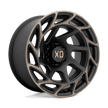 XD Wheels XD860 Onslaught 20x10 Satin Black w/Bronze Tint -18mm ET 106.1mm CB 6x139.7 wheel