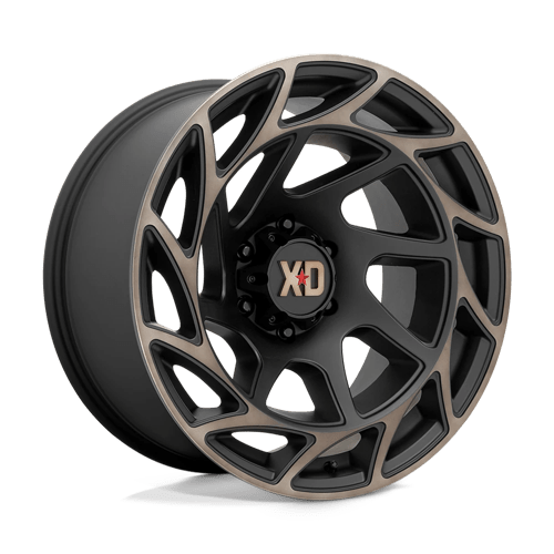 XD Wheels XD860 Onslaught 20x10 Satin Black w/Bronze Tint -18mm ET 87.1mm CB 6x135 wheel