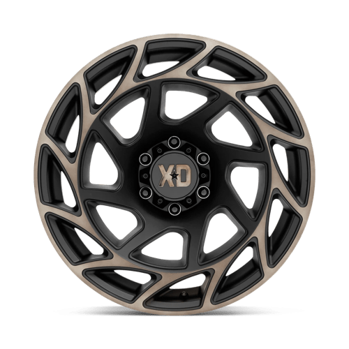 XD Wheels XD860 Onslaught 20x10 Satin Black w/Bronze Tint -18mm ET 106.1mm CB 6x139.7 wheel