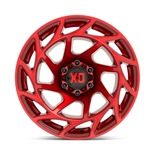 XD Wheels XD860 Onslaught 20x10 Candy Red -18mm ET 106.1mm CB 6x139.7 wheel