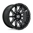 XD Wheels XD847 Outbreak 18x9 Gloss Black Milled wheel