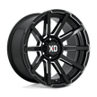 XD Wheels XD847 Outbreak 20x9 Gloss Black Milled wheel