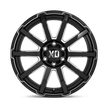 XD Wheels XD847 Outbreak 18x9 Gloss Black Milled wheel