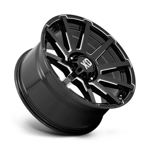XD Wheels XD847 Outbreak 20x10 Gloss Black Milled wheel