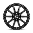 XD Wheels XD847 Outbreak 20x10 Gloss Black Milled wheel