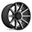 XD Wheels XD847 Outbreak 20x9 Satin Black w/Gray Tint wheel