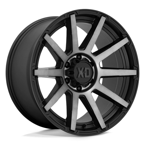 XD Wheels XD847 Outbreak 18x9 Satin Black w/Gray Tint wheel