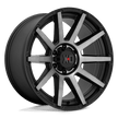XD Wheels XD847 Outbreak 20x9 Satin Black w/Gray Tint wheel
