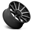 XD Wheels XD847 Outbreak 20x10 Satin Black w/Gray Tint wheel