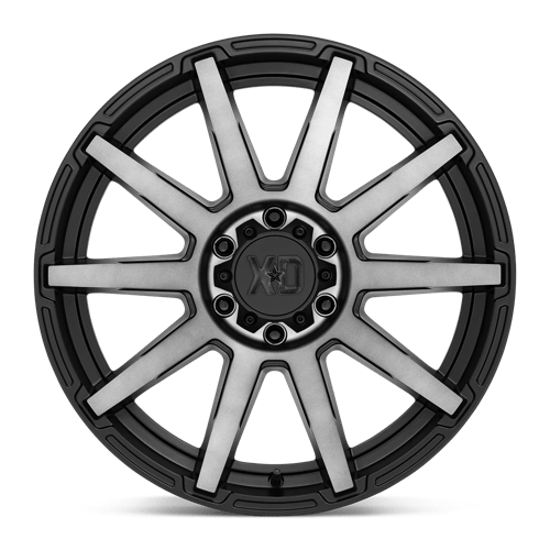 XD Wheels XD847 Outbreak 18x9 Satin Black w/Gray Tint wheel