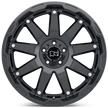Black Rhino Hard Alloys Oceano 20x9.5 Gloss Gun Black w/SS Bolts -18mm ET 71.5mm CB 5x127