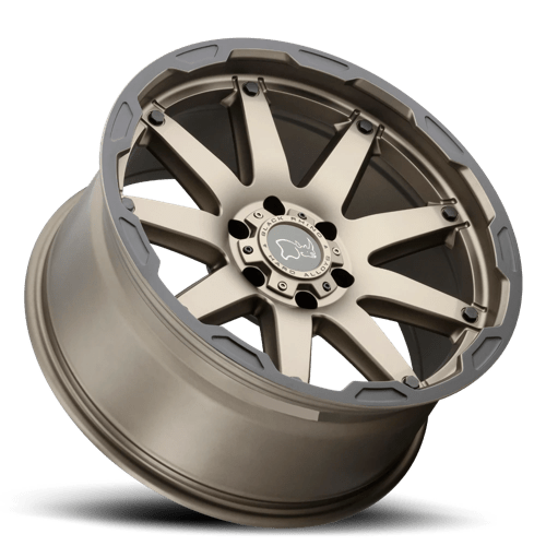 Black Rhino Hard Alloys Oceano 20x12 Matte Bronze w/Black Ring -44mm ET 71.5mm CB 5x127