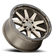 Black Rhino Hard Alloys Oceano 20x12 Matte Bronze w/Black Ring -44mm ET 71.5mm CB 5x127