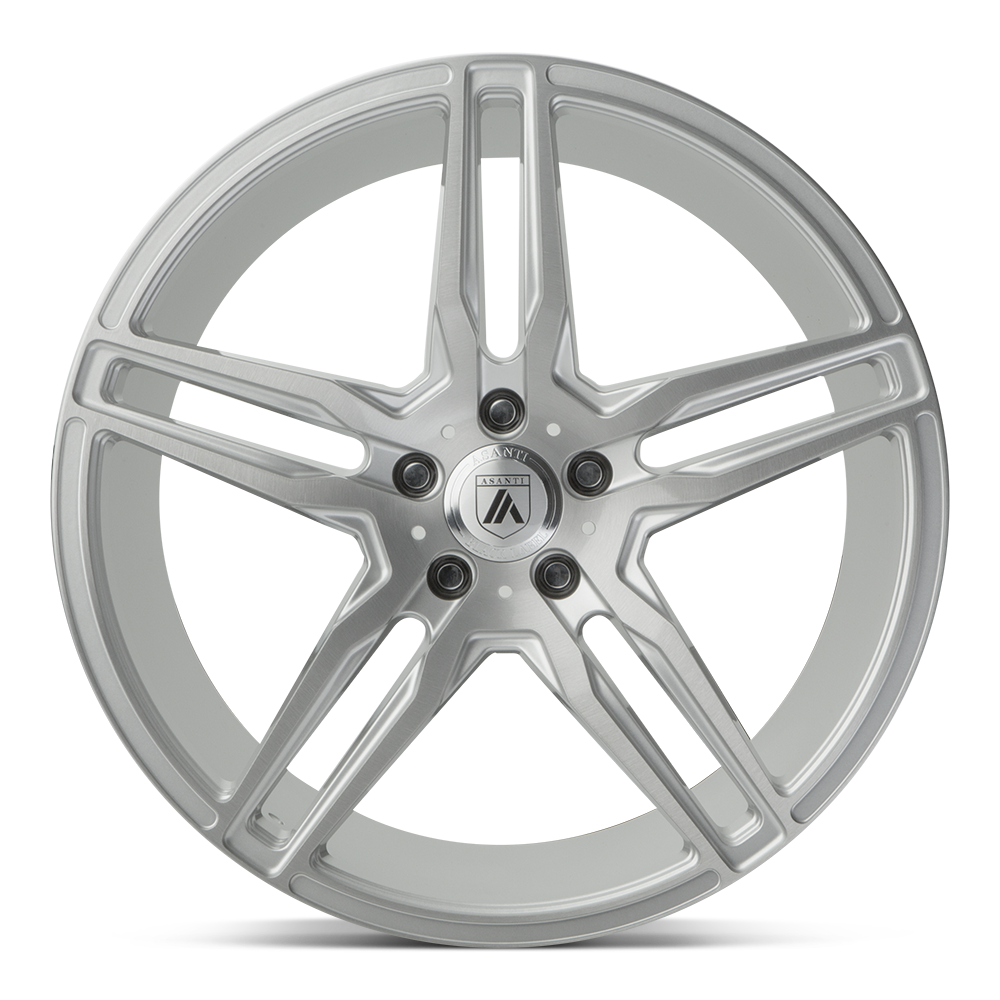 Asanti Wheels ABL12 Orion 19x9.5 Brushed Silver w/Carbon Inserts 25mm ET 74.1mm CB 5x120