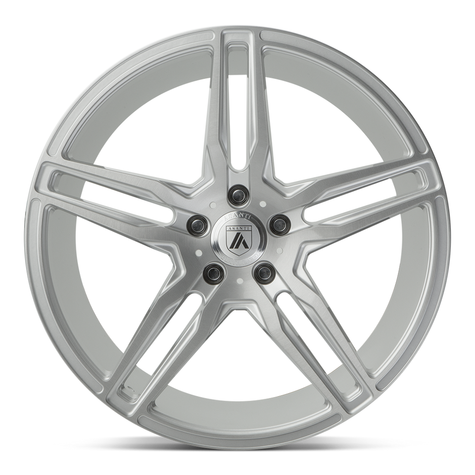Asanti Wheels ABL12 Orion 19x9.5 Brushed Silver w/Carbon Inserts 25mm ET 74.1mm CB 5x120