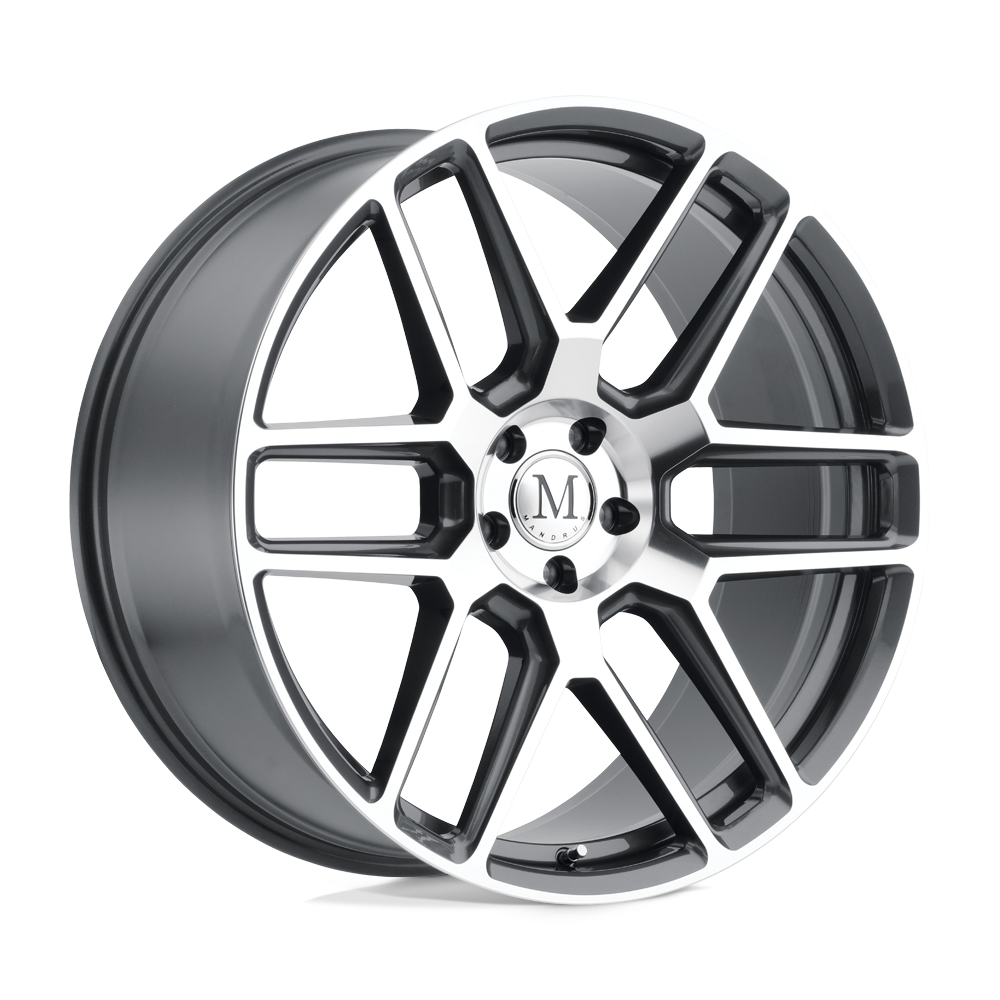 Mandrus Otto 20x10 Gunmetal w/Mirror Cut Face 40mm ET 66.56mm CB 5x112