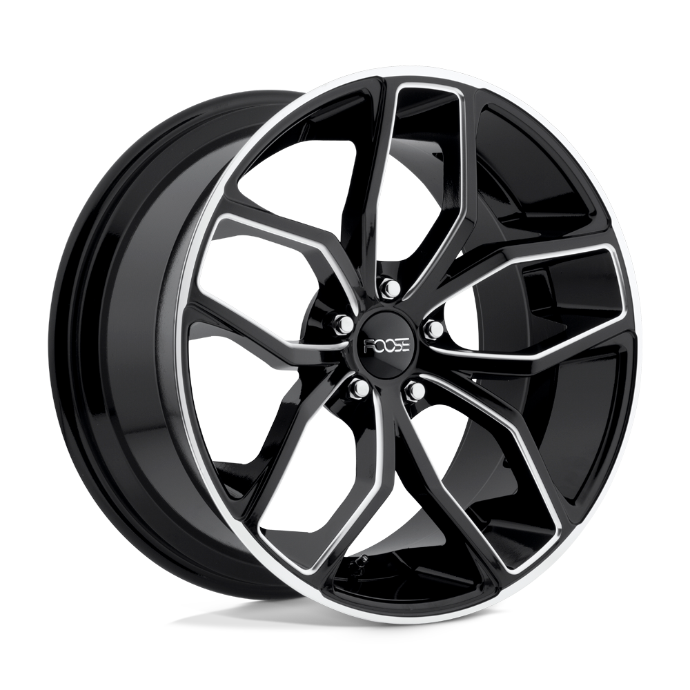 Foose Wheels F150 Outcast 20x10 Gloss Black Milled 40mm ET 72.56mm CB 5x120