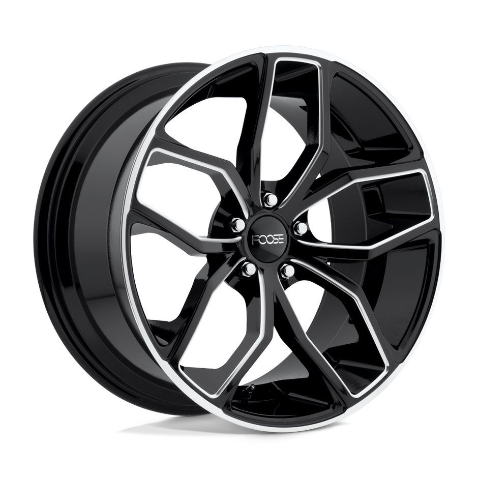 Foose Wheels F150 Outcast 20x10 Gloss Black Milled 40mm ET 72.56mm CB 5x120