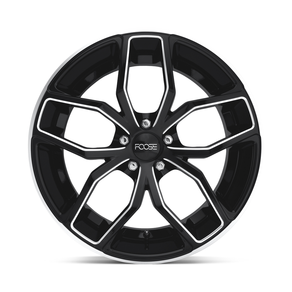 Foose Wheels F150 Outcast 20x10 Gloss Black Milled 40mm ET 72.56mm CB 5x120