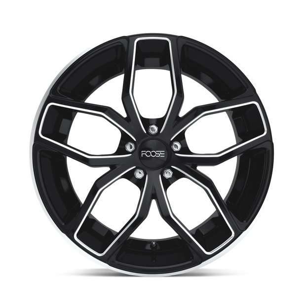 Foose Wheels F150 Outcast 20x10 Gloss Black Milled 40mm ET 72.56mm CB 5x120