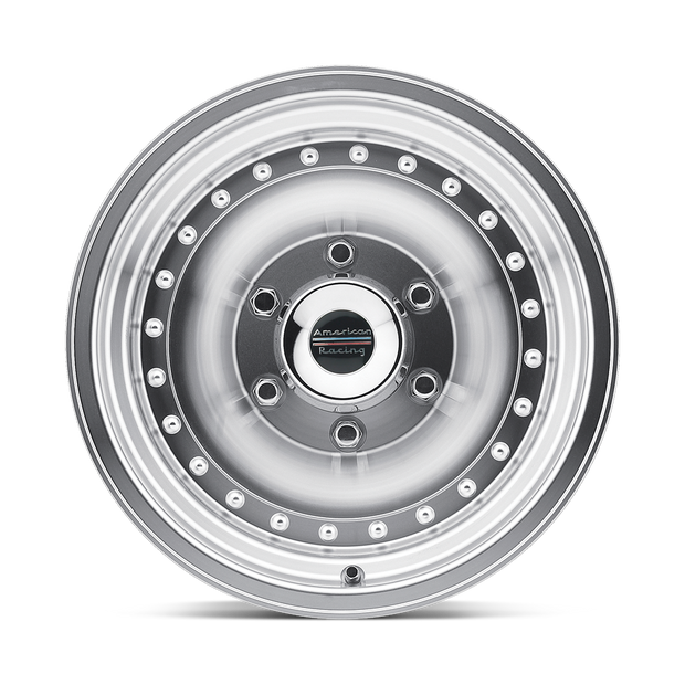 American Racing AR61 Outlaw I 15x8 Machined w/Clear Coat -19mm ET 108mm CB 5x139.7
