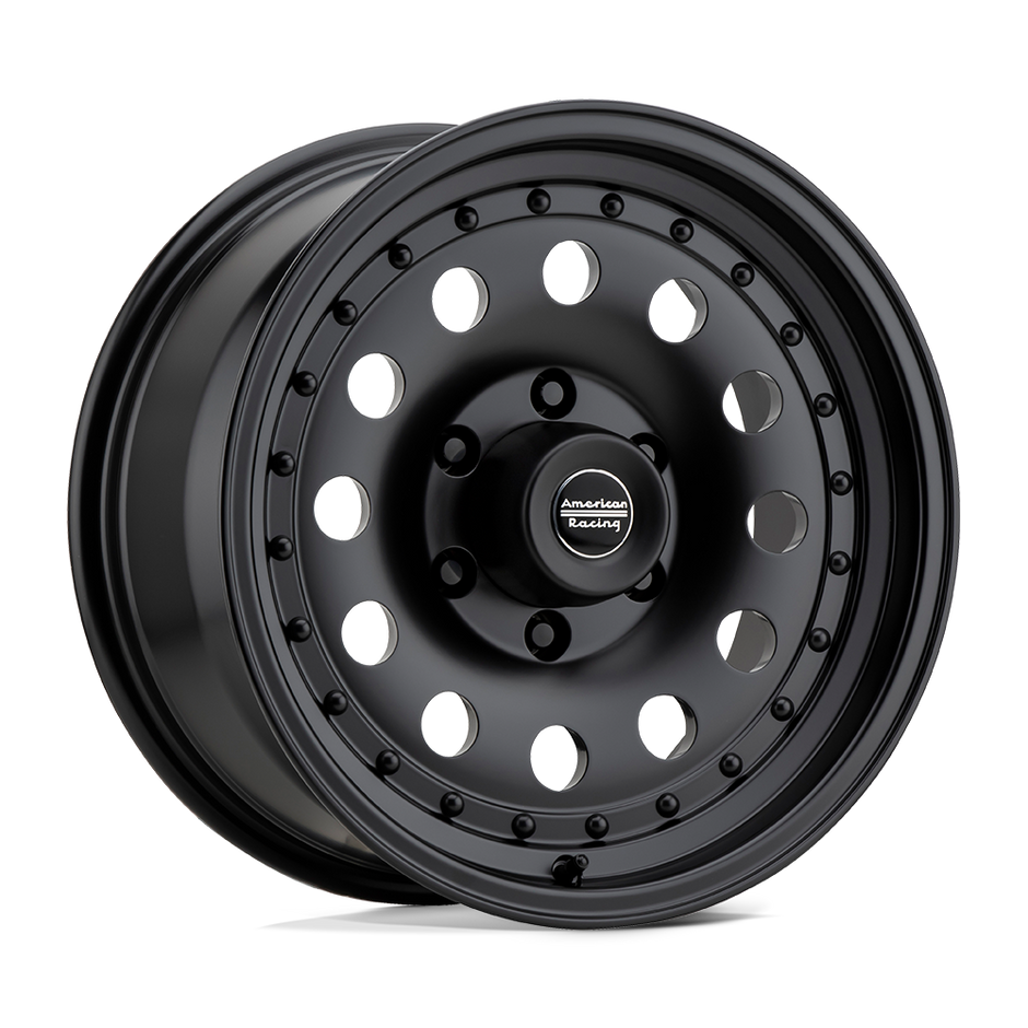 American Racing AR62 Outlaw II 14x7 Satin Black 0mm ET 75.5mm CB 4x108