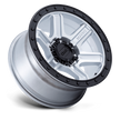 KMC Wheels KM551 Outrun 17x8.5 Machined w/Gloss Black Lip -10mm ET 71.5mm CB 5x127