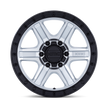 KMC Wheels KM551 Outrun 17x8.5 Machined w/Gloss Black Lip -10mm ET 71.5mm CB 5x127