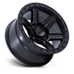 KMC Wheels KM551 Outrun 17x8.5 Matte Black w/Gloss Black Lip -10mm ET 71.5mm CB 5x127