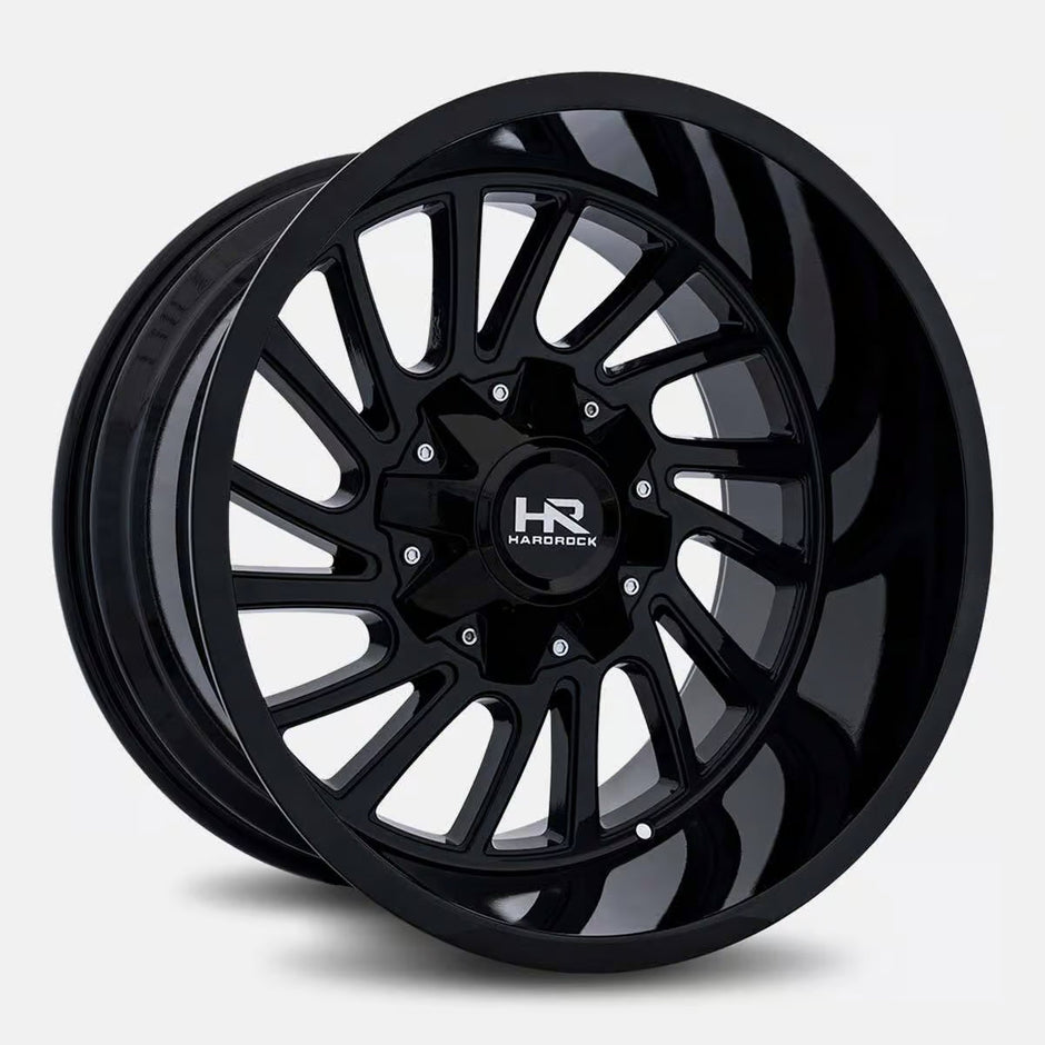 Hardrock Offroad Overdrive 20x10 Gloss Black -19mm ET 110.3mm CB 5x150/5x139.7 wheel