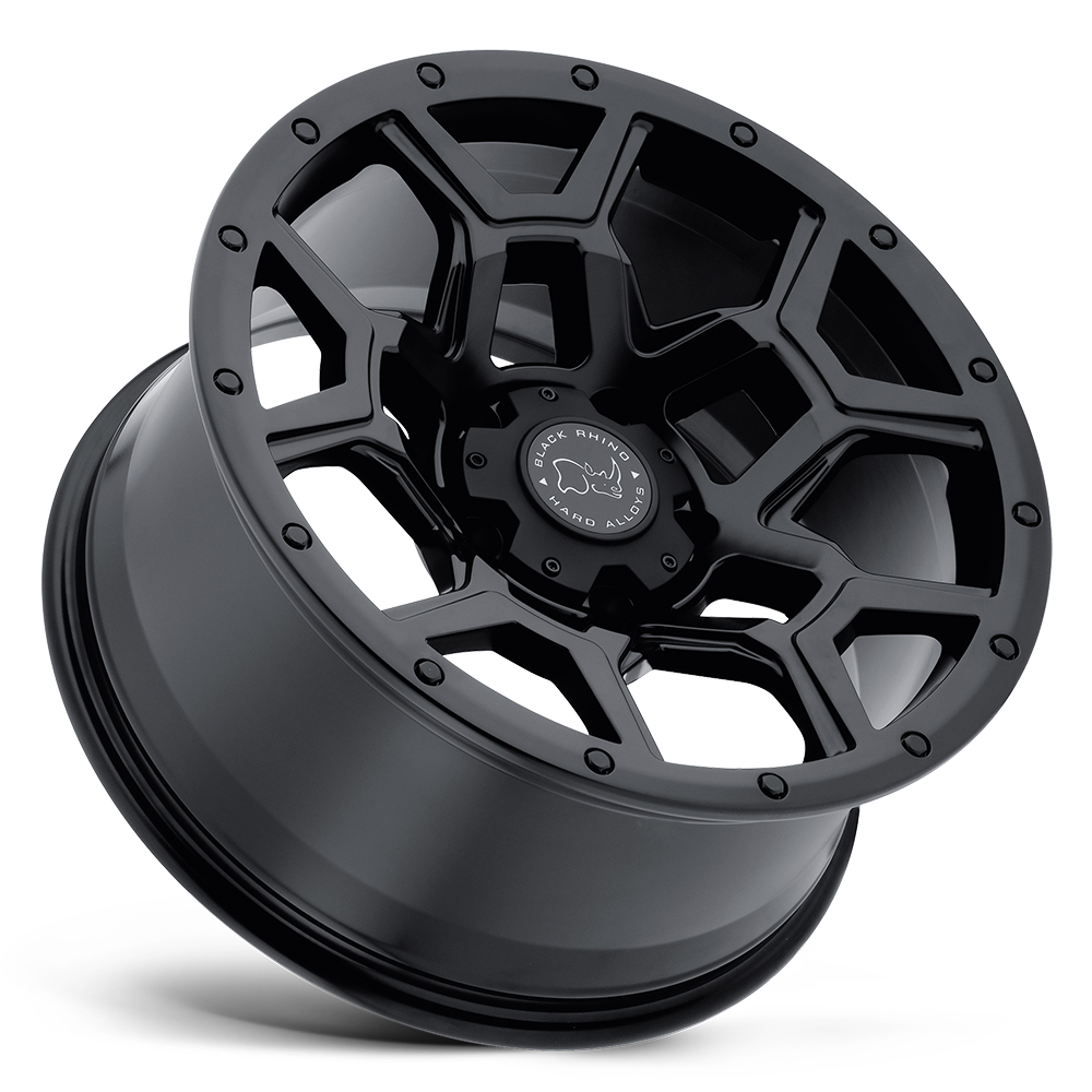 Black Rhino Hard Alloys Overland 17x8 Matte Black 35mm ET 76.1mm CB 5x120