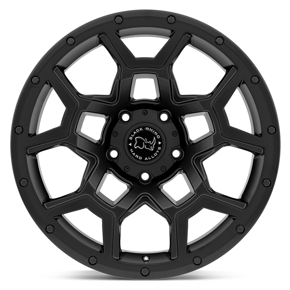 Black Rhino Hard Alloys Overland 17x8 Matte Black 35mm ET 76.1mm CB 5x120
