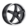 Petrol P1B 17x8 Gloss Black w/Machined Cut Lip 32mm ET 72.1mm CB 5x112