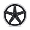 Petrol P1B 17x8 Gloss Black w/Machined Cut Lip 32mm ET 72.1mm CB 5x112