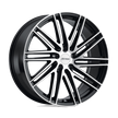 Petrol P1C 17x8 Gloss Black w/Machined Cut Face 35mm ET 76.1mm CB 5x120