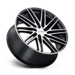 Petrol P1C 17x8 Gloss Black w/Machined Cut Face 35mm ET 76.1mm CB 5x120