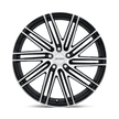 Petrol P1C 17x8 Gloss Black w/Machined Cut Face 35mm ET 76.1mm CB 5x120