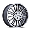 Petrol PE001 P1D 17x8 Gloss Black w/Machined Face 40mm ET 72.56mm CB 5x114.3